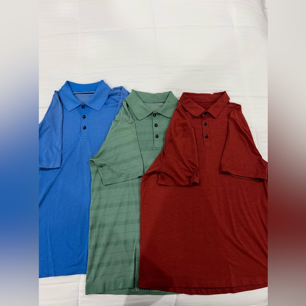 Lululemon Evolution Short-Sleeve Polo Shirt Bundle